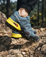 OrthoStep Hiking Shoes in action while hiking