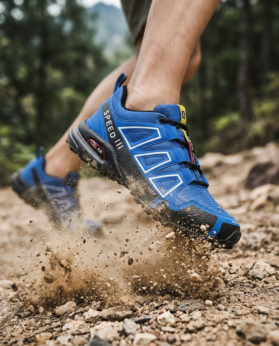 OrthoStep Trail in action while hiking